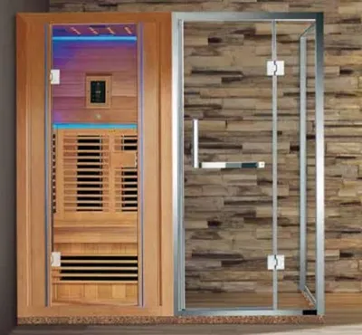 Immagine prodotto di Cabina doccia a vapore Sauna Sauna a vapore Cabina sauna Cabina benessere 200x120 cm