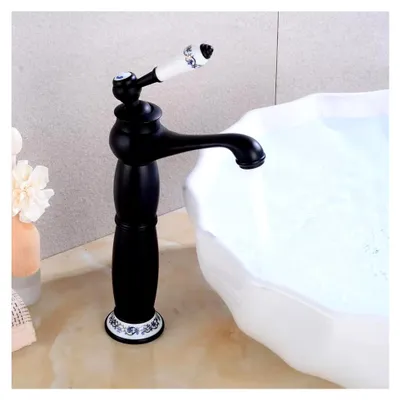 Produktbild von Wasserhahn Retro Nostalgie Drache Küchen Waschbecken Messing Mischbatterie Wasserhahn Vintage Waschbeckenarmatur Nostalgie Einhebelmischer Mischbatterie für Badezimmer
