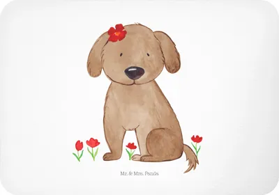 Produktbild von Mr. & Mrs. Panda Kühlschrankmagnet Hund Dame - Weiß - Geschenk, Liebenswert, Hundeliebe, Notizhalter, haftmagnet, magnet, Vierbeiner, rechteckmagnet, Liebe, Hunde