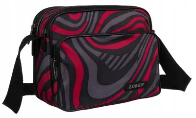 Obrázek produktu pro Pánská crossbody taška Loren z polyesteru šedá 26x20 cm
