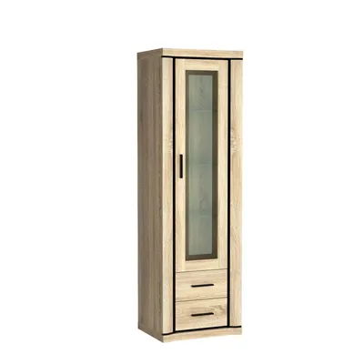 Produktbild von AIRA schmale Vitrine – Sonoma-Eiche