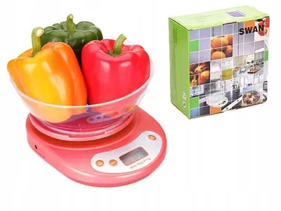 Obrázok produktu pre Verk 17025 Digitálna kuchynská váha 5 Kg + miska červená