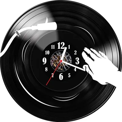 Zdjęcie produktu dla Zegar ścienny z płyty winylowej Gramofon 59.14