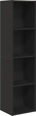 Obrázek produktu pro vidaXL Police na knihy Černý dub 143 x 30 x 36 cm Materiál na bázi dřeva