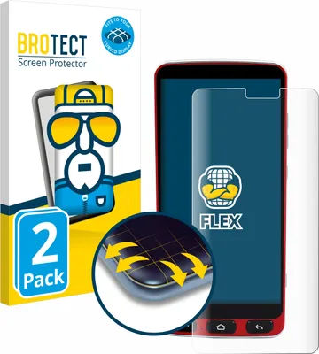 Produktbild von 2x BROTECT Fullscreen Schutzfolie für Olympia Neo Smartphone Displayschutz Folie Fullcover Klar Transparent