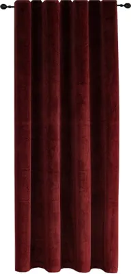 Produktbild von Verdunkelungsvorhang Samt weich 140x175 cm Bordeaux Vorhang Kräuselband blickdicht Gardine abdunkelnd U-Band