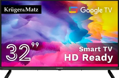Obrázek produktu pro Kruger&Matz KM0232-SA LED TV 32" HD DVB-T2 H.265 HEVC GoogleTV