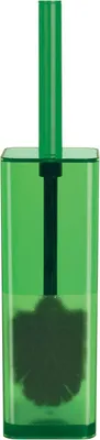 Produktbild von Toilettenbürste „Cubo“ mit hygienischem Behälter in Grün