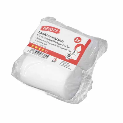 Produktbild von Lackierwalzen Superfein Schaumstoff 2 Stück 5,5 cm