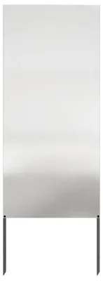 Obrázek produktu pro vidaXL Zahradní zástěna na ochranu soukromí stříbrná 50 x 140 cm nerezová ocel