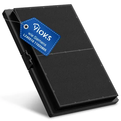 Produktbild von VIOKS Aktivkohlefilter Dunstabzugshaube Ersatz für Siеmens LZ45510 DSZ4551 – Größe 30L x 19.8B x 2.3D cm