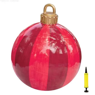 Produktbild von Solidchoice – Aufblasbarer Weihnachtskugel, 60 cm, für Weihnachtsdekoration