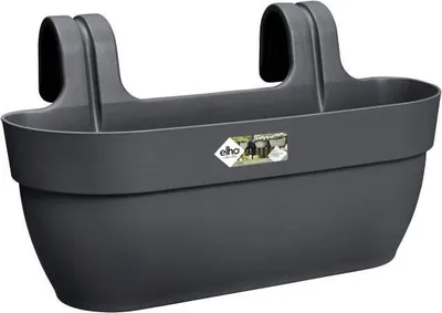 Image de Balconnière Elho Vibia Campana Easy Hanger Large, 7,5 L, 46 x 24 x 26,5 cm, Anthracite