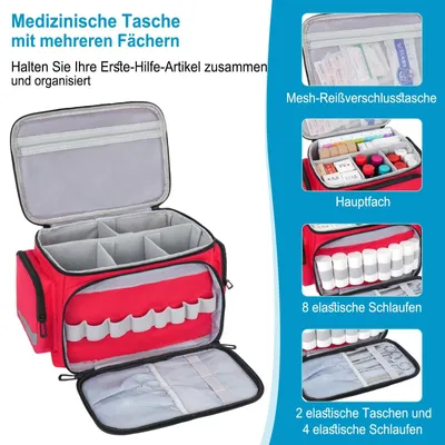 Image de Omgoods - Kit de premiers secours EHBO pour organisations médicales et voyages