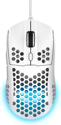 Produktbild von Trust GXT 928 Helox Gaming Maus, ultraleicht 65g, kabelgebunden, einstellbare DPI 6400, 6 programmierbare Tasten, optischer Sensor, RGB Beleuchtung PC
