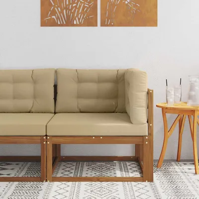 Produktbild von "SALE 2026"Outdoor Ecksofa/Gartenlounge 1 PC - CLORIS - für Terrasse/Balkon -/Gartenlounge 1 PC - CLORIS - für Terrasse/Balkon - Massivholz Akazie Natur - Gartensofas NeuMöbel579214