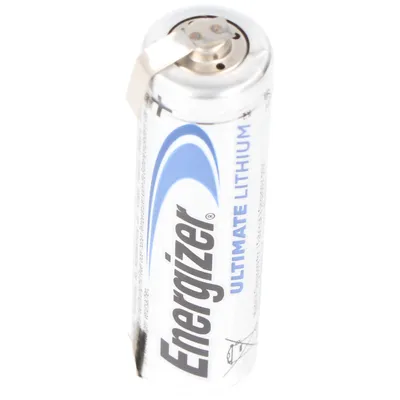 Zdjęcie produktu dla Energizer Ultimate Lithium L91 Mignon 1.5V z lutowanymi zakładkami w kształcie litery U