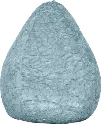 Produktbild von Luxury Fluffy Sitzsack stylischer Webplüsch Beanbag - 120L Pastel Blau