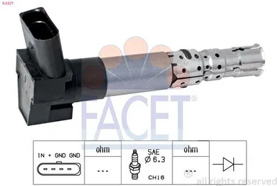 Imagen del producto de Bobina de encendido FACET 9.6337 para VW PASSAT Variant (3B6) y PASSAT (3B3)