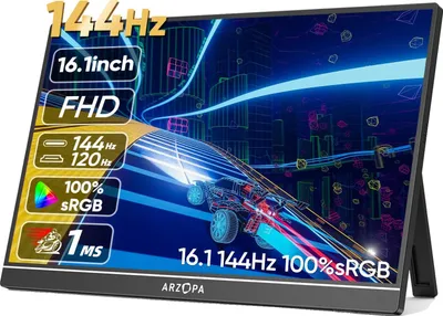 Obrázek produktu pro Přenosný herní monitor, 16,1" displej s rozlišením Full HD, obnovovací frekvence 144 Hz, 161 Z1FC 144Hz, 16.1 Z1FC 144Hz