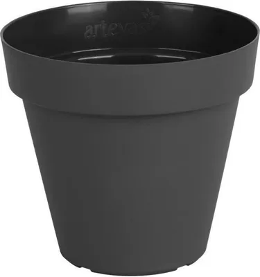 Image de Pot de fleurs ARTEVASI Capri, Anthracite, 40 x 40 x 34,7 cm, 28,3L, Résistant au gel