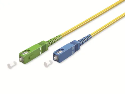 Obrázok produktu pre Optický kábel (FTTH), jednovidový (OS2), žltý, (simplexný), 25 m