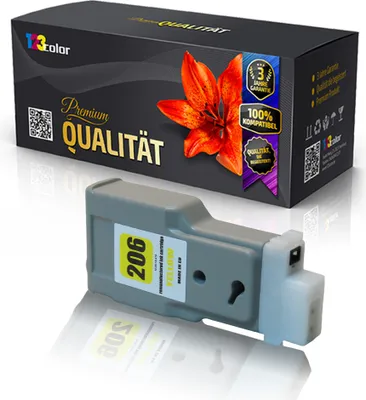 Produktbild von 7x Kompatible Tintenpatronen für Canon imagePROGRAF IPF6400 Series imagePROGRAF IPF6450 PFI-206 PFI206 PFI 206 Black Matt Black Cyan Photo Cyan Magenta Photo Magenta Yellow - Office Line Serie