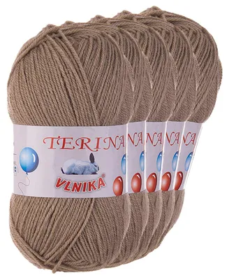5 x 100g Terina Strickgarn Häkelgarn Wolle Acrylwolle pflegeleicht Farbwahl