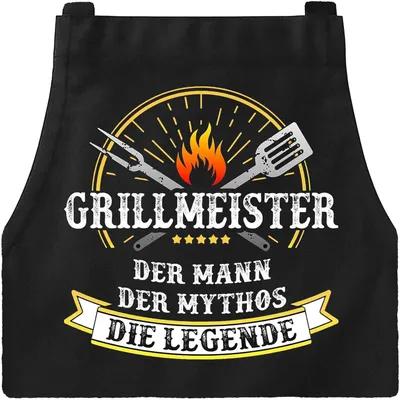 Produktbild von Grillschürze 95 cm x 72 cm, 4 Taschen, für BBQ