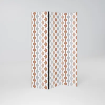 Produktbild von SpaceRebels Paravent Raumteiler - 3-teilig Raumtrenner, Druck 2-Seite - Raumtrenner - Trennwand Wohnung - Room Divider - Spanische Wand Deko Modern Sichtschutz