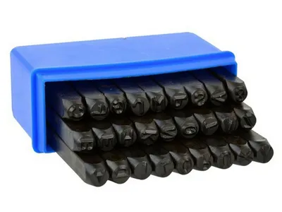 Immagine prodotto di Punzoni per lettere 27pz 6mm 01825