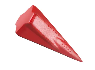 Produktbild von 2er-Set konischer Holzkeil, gezahnt, Ø 9 cm, 16 cm lang, robust für Vierfach-Spaltung