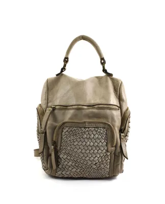 Produktbild von BZNA Bag Pia Taupe Backpacker Rucksack Damenhandtasche Schultertasche