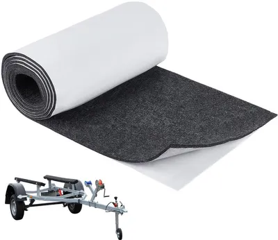Filzmatte 2,5 m x 300 mm selbstklebend, 5 mm Polyester