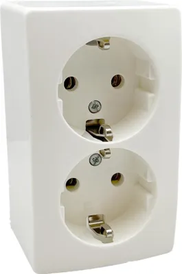 Produktbild von PEHA 00259921, Typ F, Weiß, Kunststoff, 250 V, 16 A, 50/60 Hz