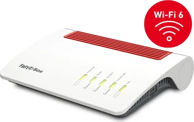 Produktbild von FRITZ!Box 7590 AX International (DSL/VDSL WLAN Router mit Wi-Fi) 6 DECT-Basis, geeignet für Österreich/Schweiz
