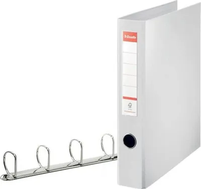 Produktbild von Zakladač 4-krúžkový Esselte celoplastový 5,8cm VIVIDA biely