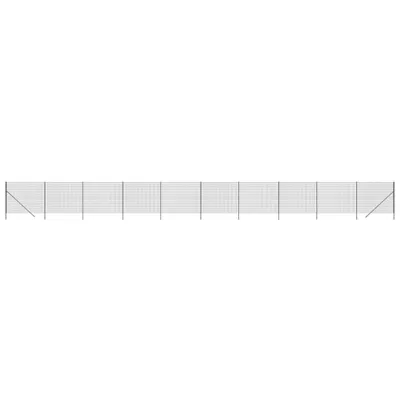 Produktbild von vidaXL Maschendrahtzaun Anthrazit 2x25 m Verzinkter Stahl