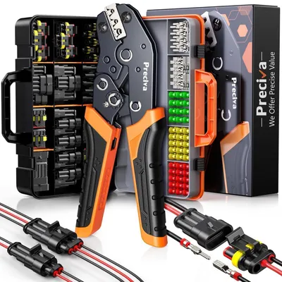 Image de Pince à sertir pour connecteurs automobiles, étanches, kit pour connecteurs 1/2/3/4/5 pôles
