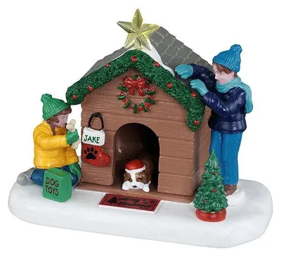 Productafbeelding van Doghouse Christmas 12x7x10 cm Kerstdorp LEMAX