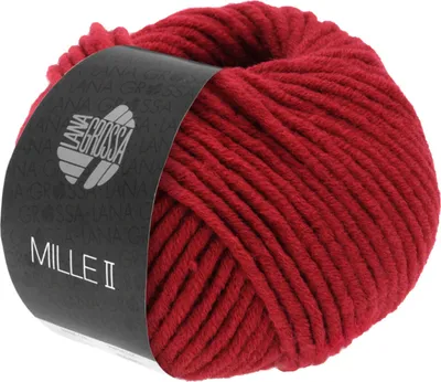Produktbild von Lana Grossa - Mille II 0009 weinrot
