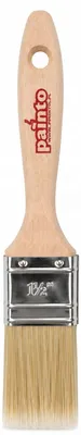 Produktbild von Flachpinsel aus Holz 38 mm, Naturborsten, für Lasur und Beize, 1 Stück
