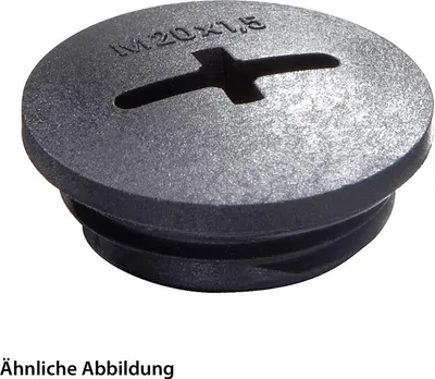 Produktbild von WISKA Verschlussschraube EVSG 25 M25 schwarz 1061833