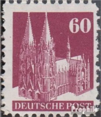 Produktbild von Briefmarken Bizone (Alliierte Besetzung) 1948 Mi 93W IIa B postfrisch Bauten