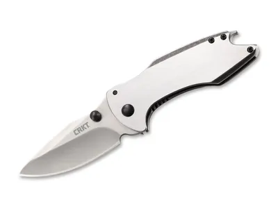 Produktbild von CRKT Largo Messer mit Droppoint-Klinge, Flaschenöffner und Outburst-Öffnungsmechanismus