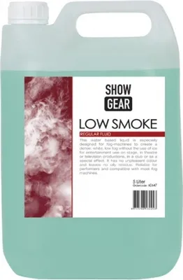 Produktbild von SHOWGEAR Low Smoke Fluid 5 Liter – niedrig schwebender Bodennebel