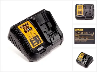 Zdjęcie produktu dla DeWALT DCB115-QW, Ładowarka do baterii, DeWalt, Czarny, Żółty, Litowo-jonowa (Li-Ion), 4 A, 5 Ah