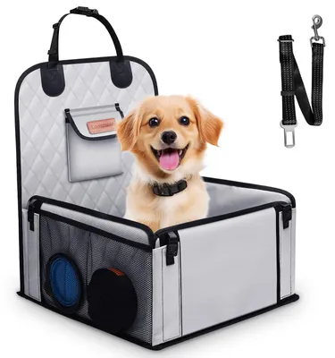 Immagine prodotto di Seggiolino per cani extra robusto, adatto a cani di piccola e media taglia, impermeabile, con cinture di sicurezza