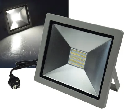 Produktbild von ChiliTec LED Fluter Aussenstrahler 100W IP44 9230lm 1,5m Kabel