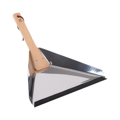 Produktbild von Redecker Kehrschaufel Kehrblech Delta Stiel Edelstahl rostfrei 36 cm